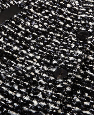 The Kooples F BLACK WHITE black and white tweed jacket