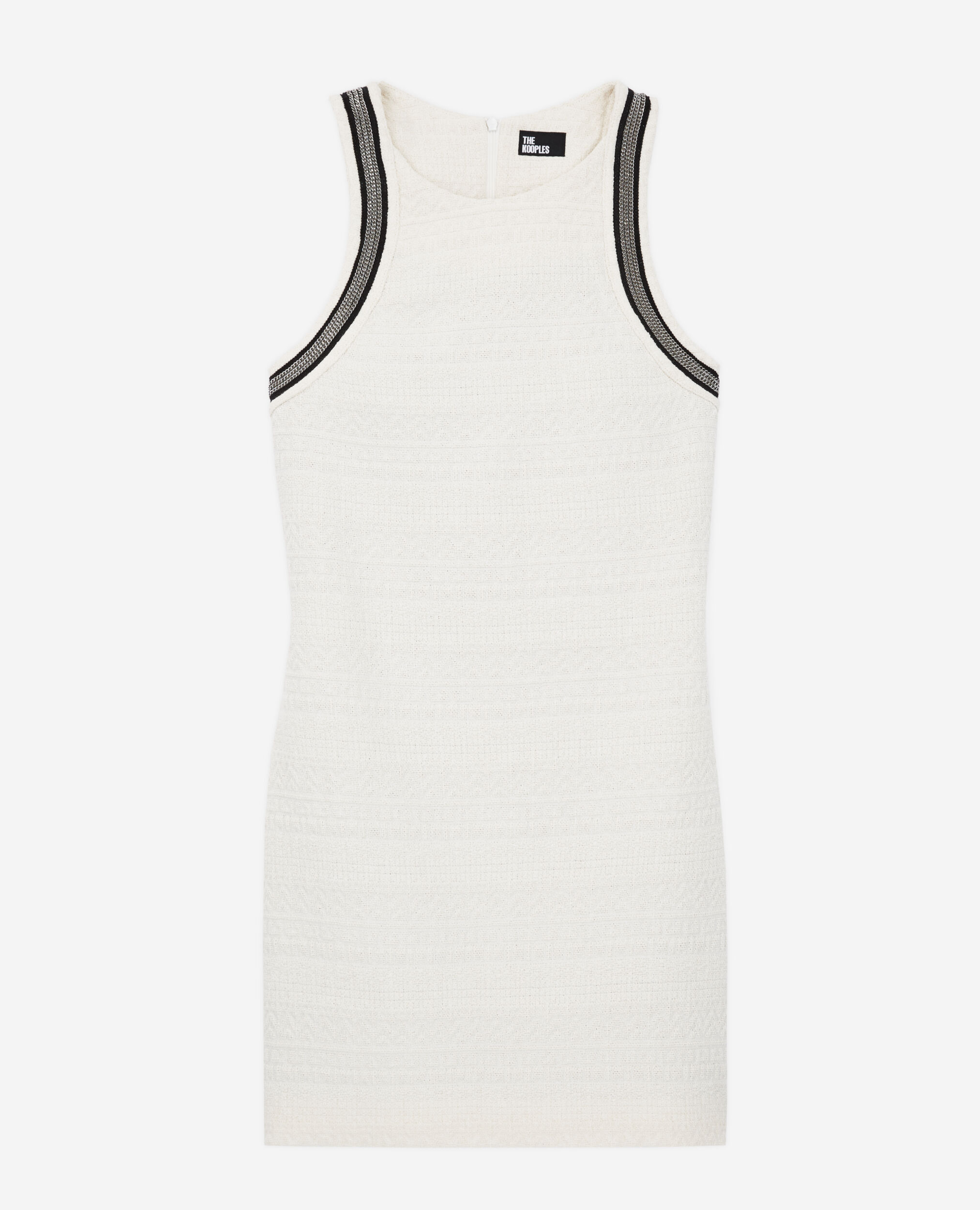 Short ecru dress, ECRU, hi-res image number null