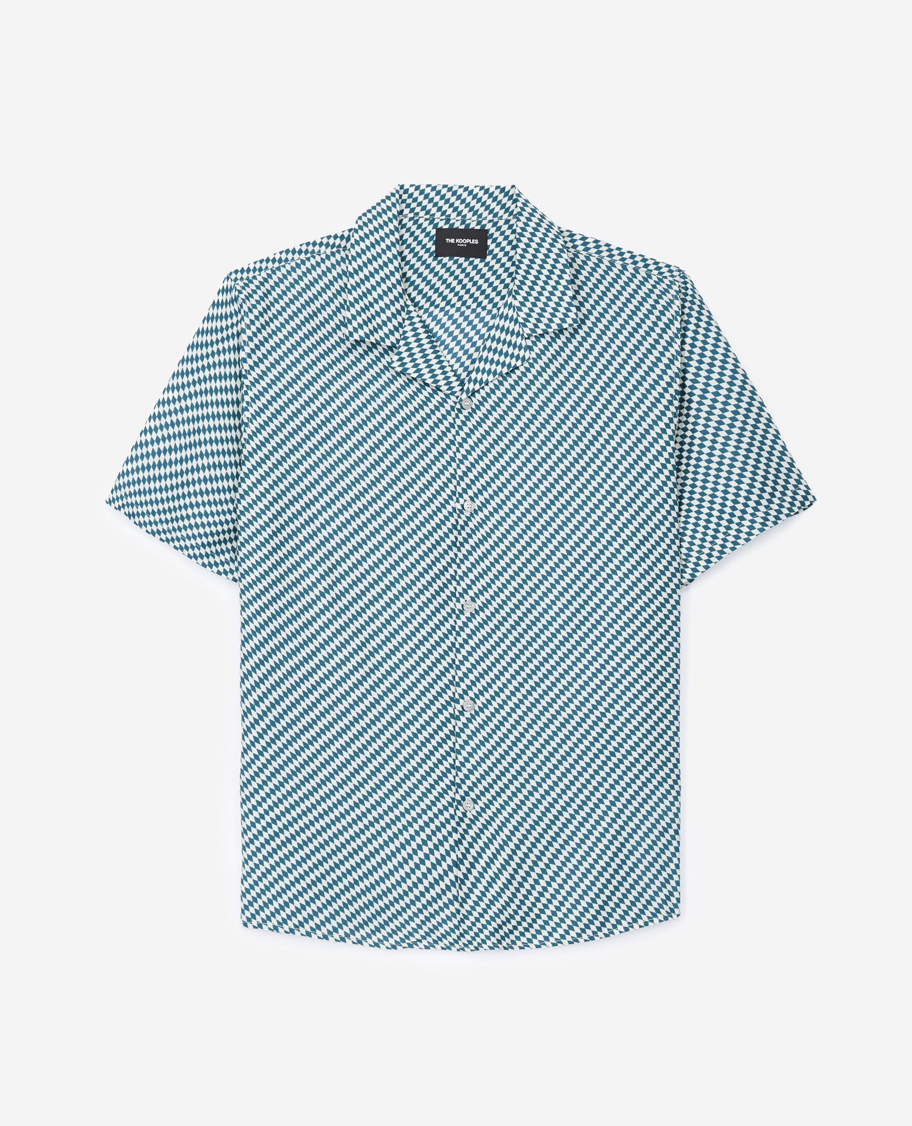 Flowing printed shirt with short sleeves | The Kooples