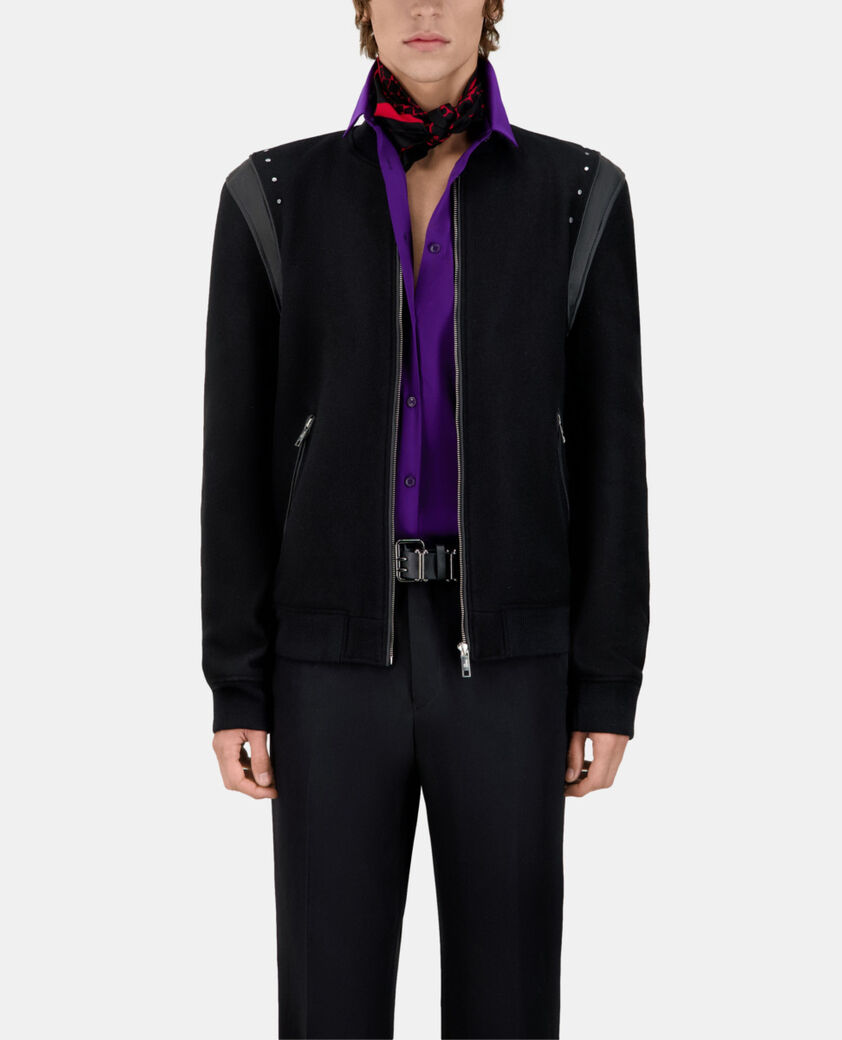 The Kooples HERREN BLACK schwarze jacke mit nieten