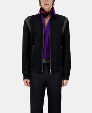 The Kooples HERREN BLACK schwarze jacke mit nieten