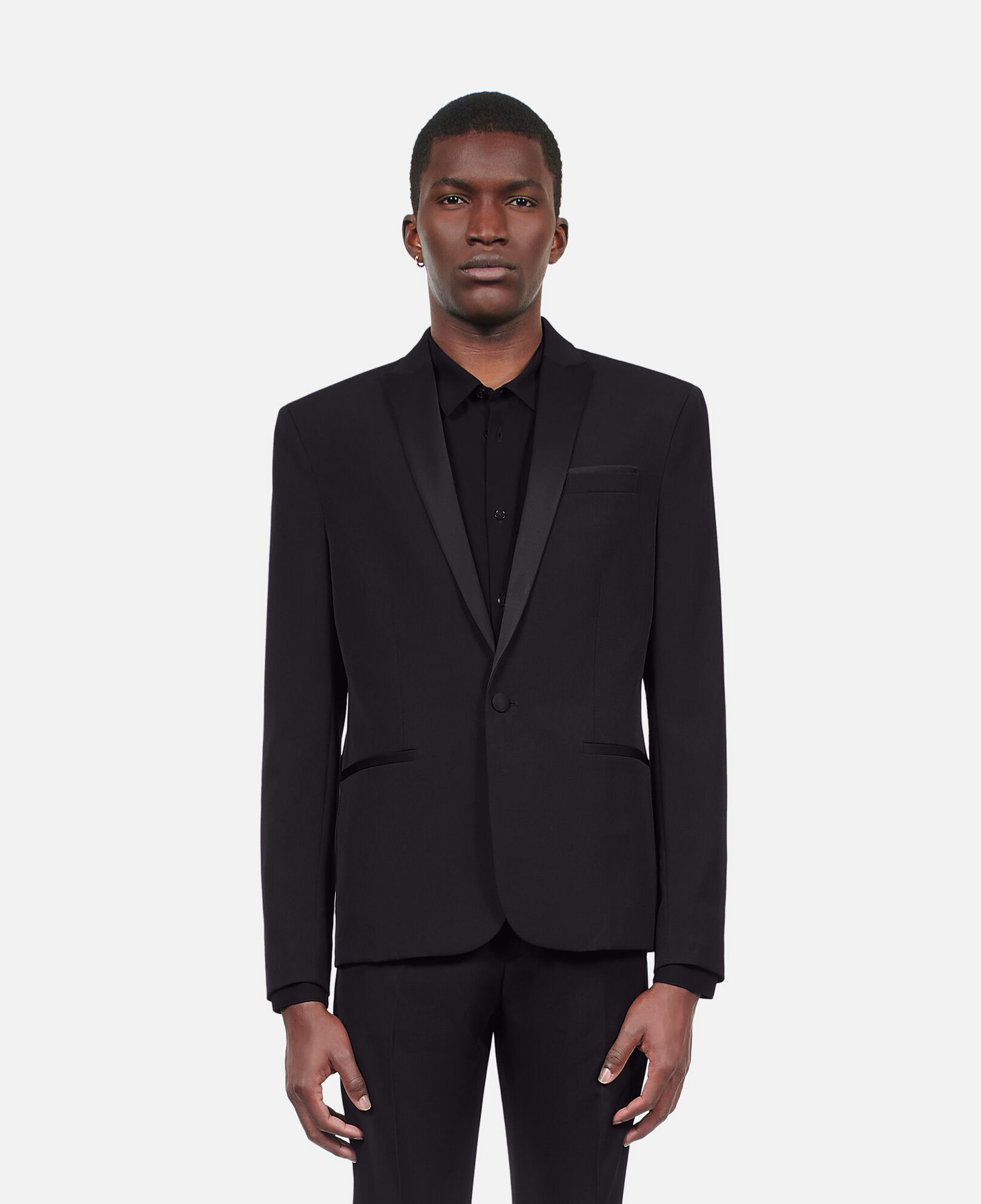 The Kooples HERREN BLACK schwarze smokingjacke