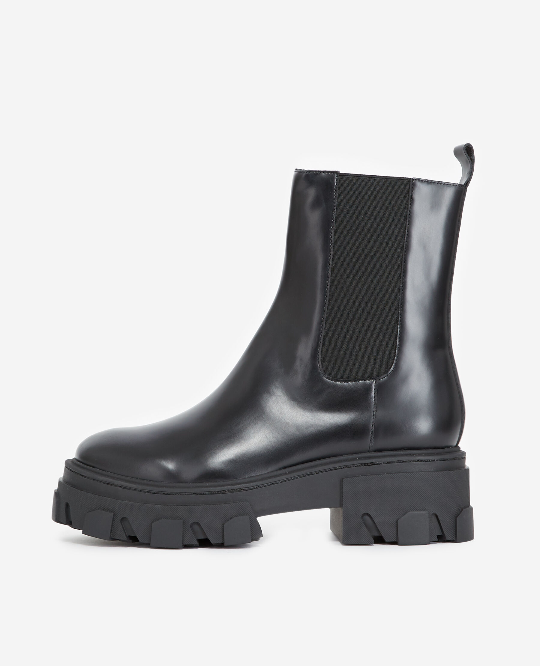 Black platform Chelsea boots The Kooples