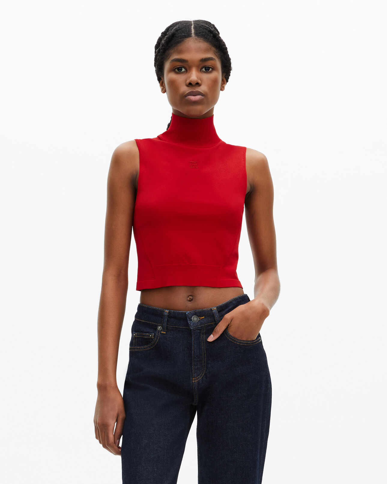 The Kooples WOMEN RED red knit top