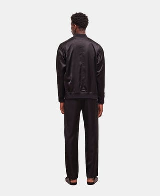 The Kooples HOMBRE BLACK chaqueta efecto satinado negra