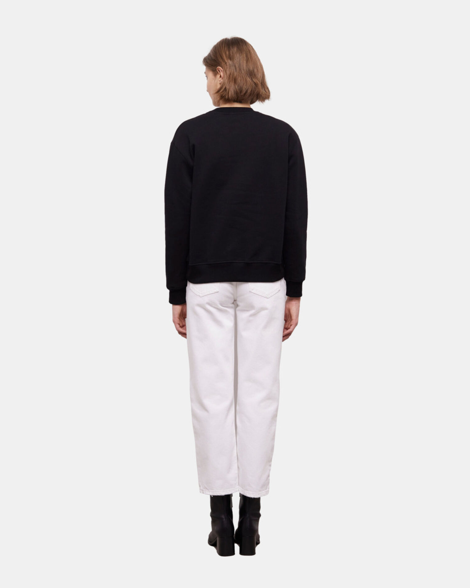 The Kooples black logo sweatshirt, BLACK, hi-res image number null