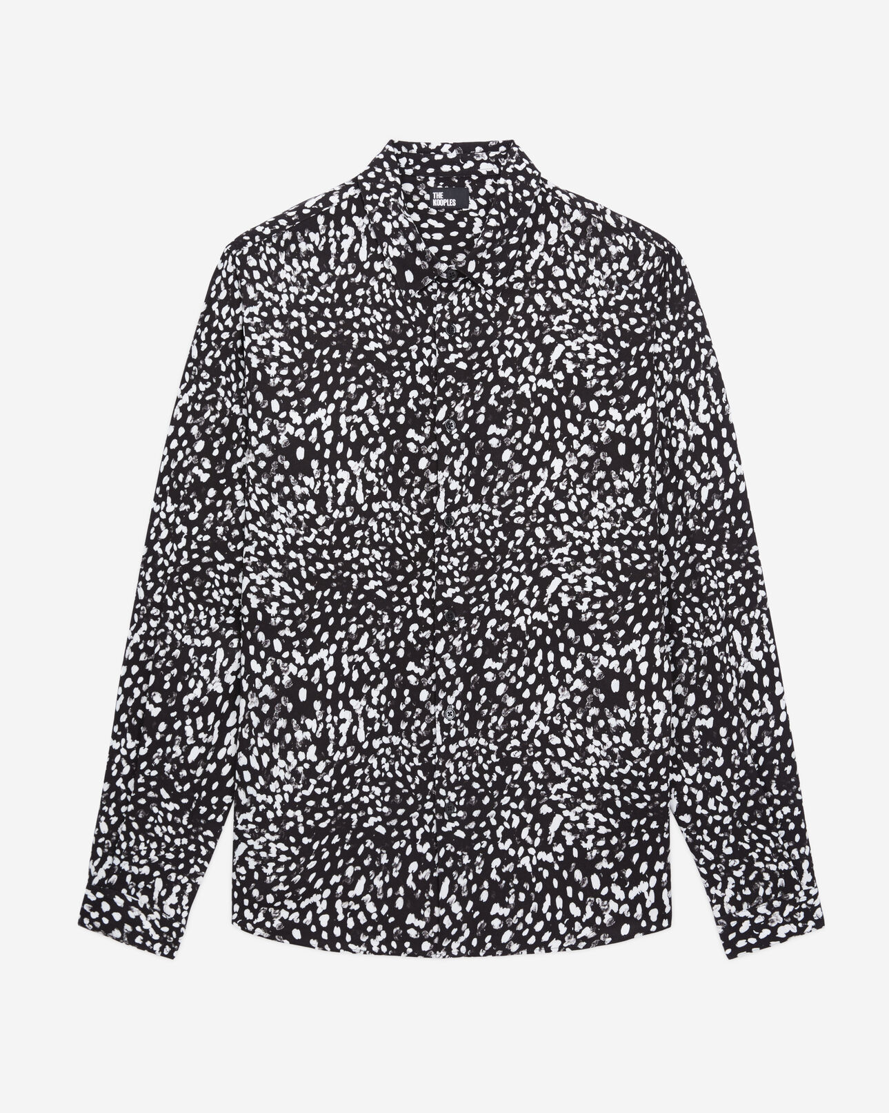 The Kooples HOMME BLACK WHITE chemise imprimée