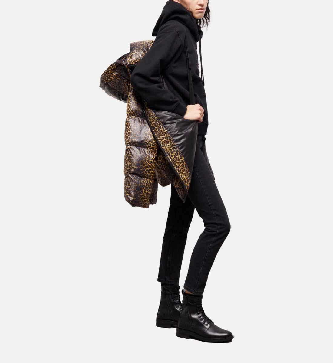 Cheetah print 2025 bubble coat