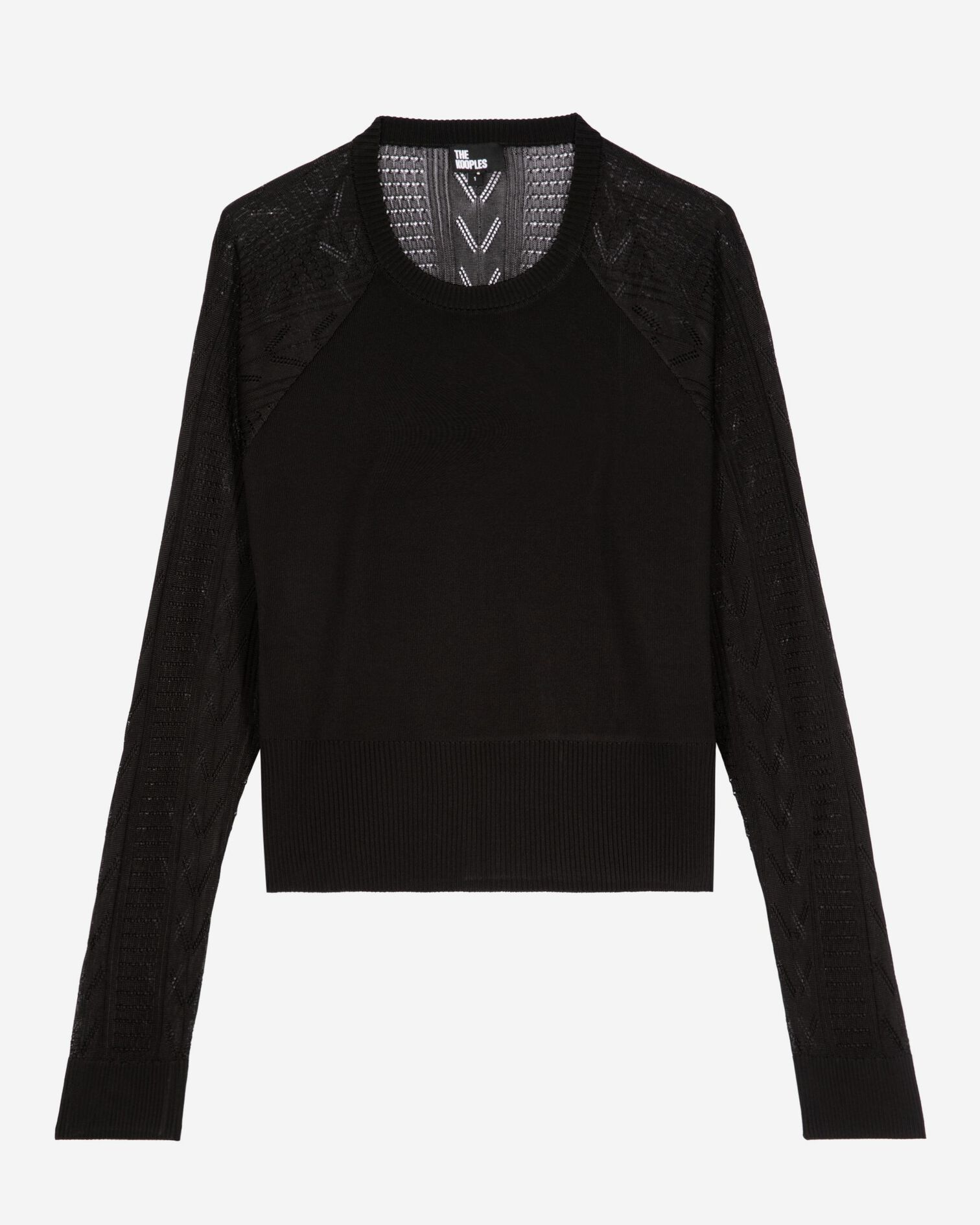 Black sweater, BLACK, hi-res image number null
