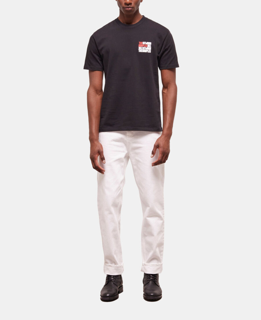t-shirt logo the kooples noir