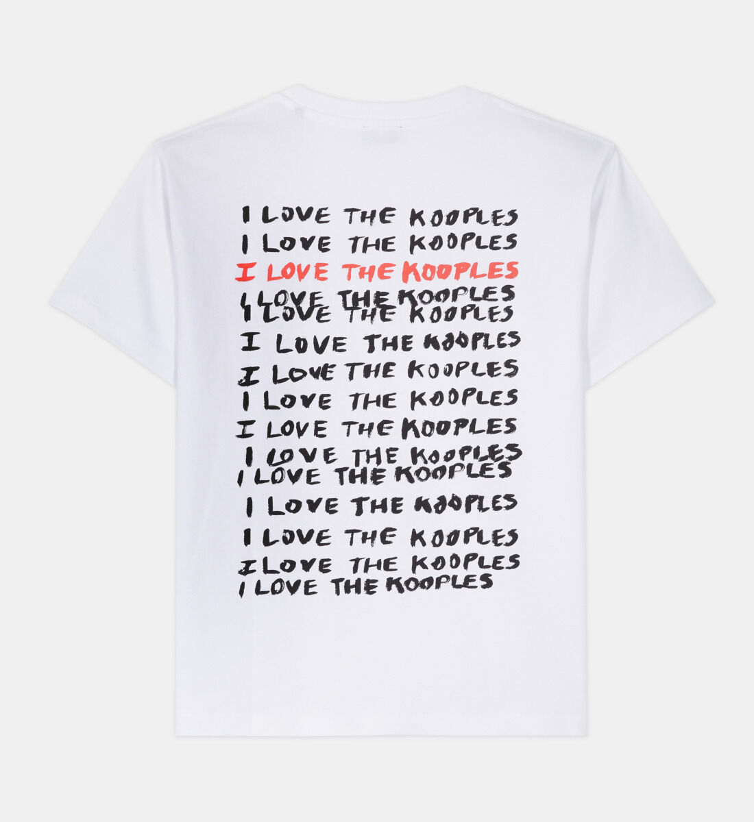 Women's i love kooples white t-shirt