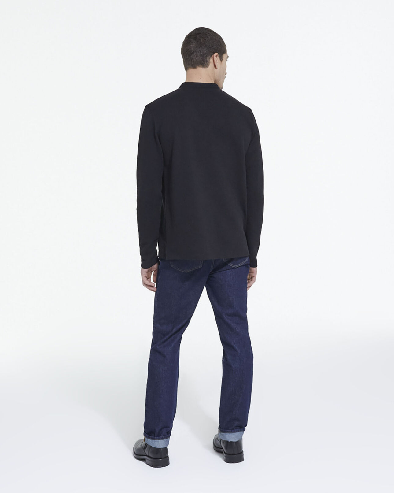 The Kooples MEN BLACK the kooples black logo polo