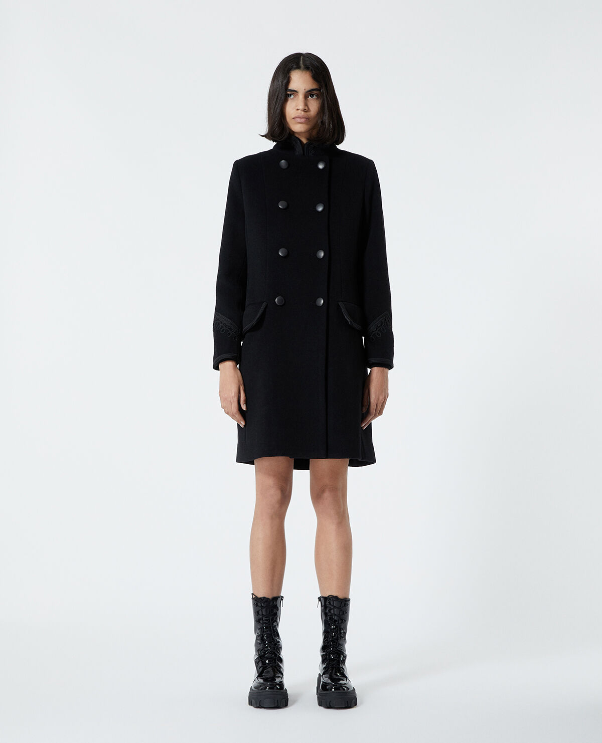 The kooples sales black coat