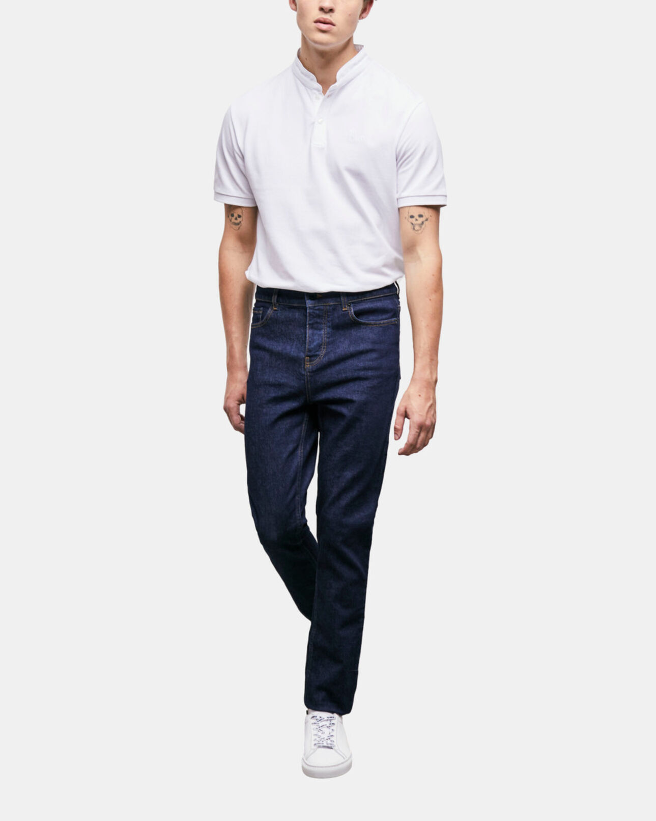 The Kooples HOMME BLUE BRUT jean slim bleu