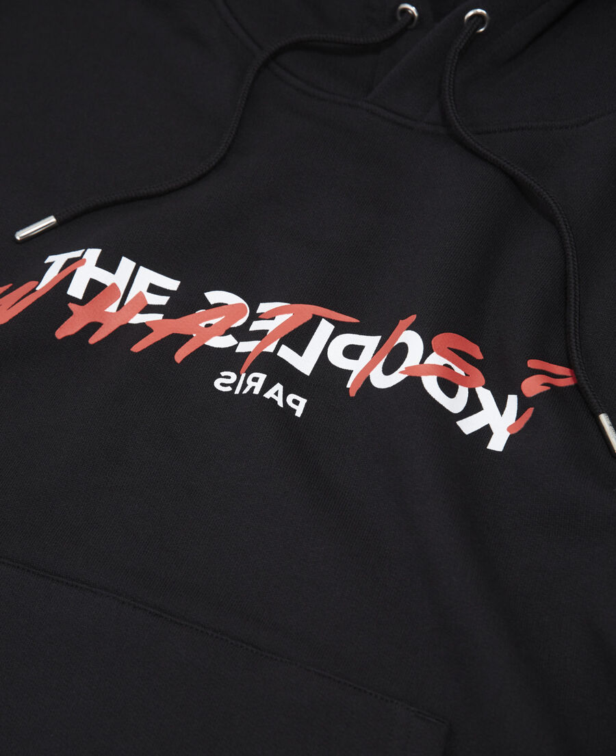 The Kooples FEMME BLACK sweat noir s&eacute;rigraphie what is