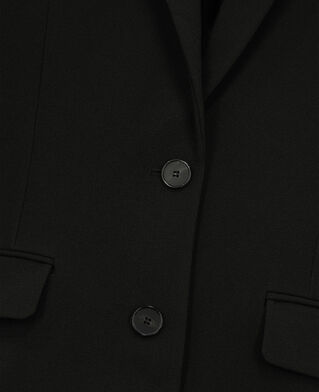 The Kooples FEMME BLACK veste tailleur coupe droite noire