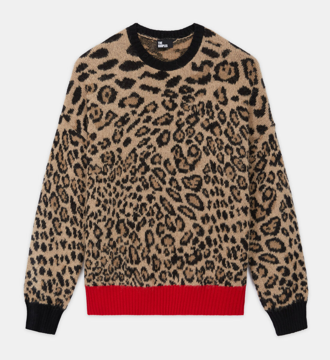 Leopard print sweater The Kooples US
