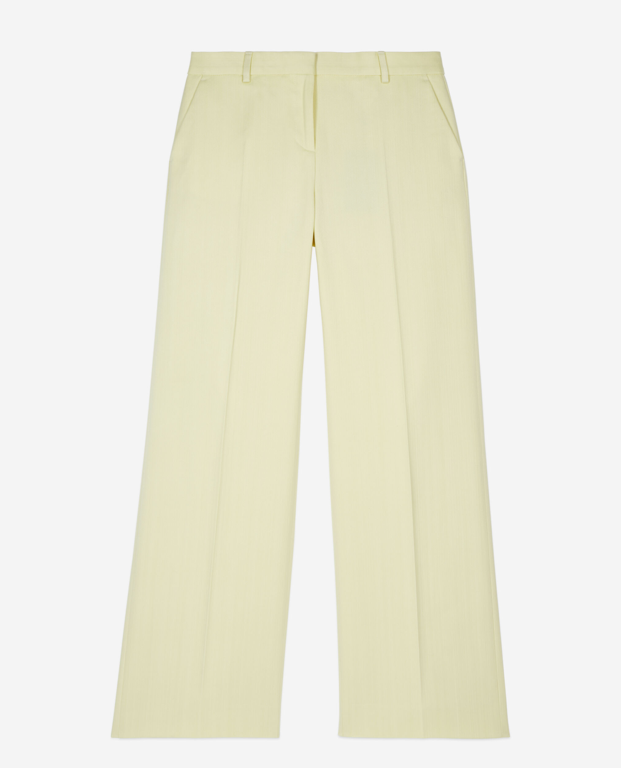 Pantalon tailleur jaune clair, BRIGHT YELLOW, hi-res image number null
