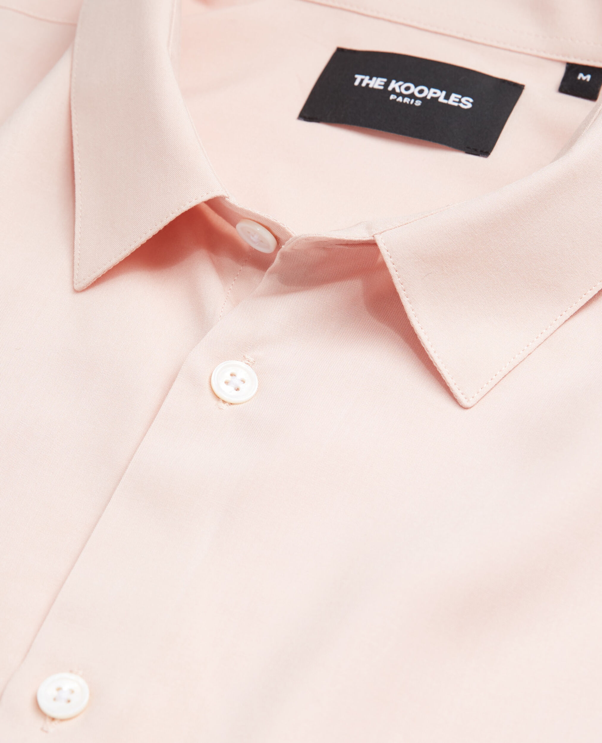 Loose-fitting pink shirt with short sleeves, PINK, hi-res image number null