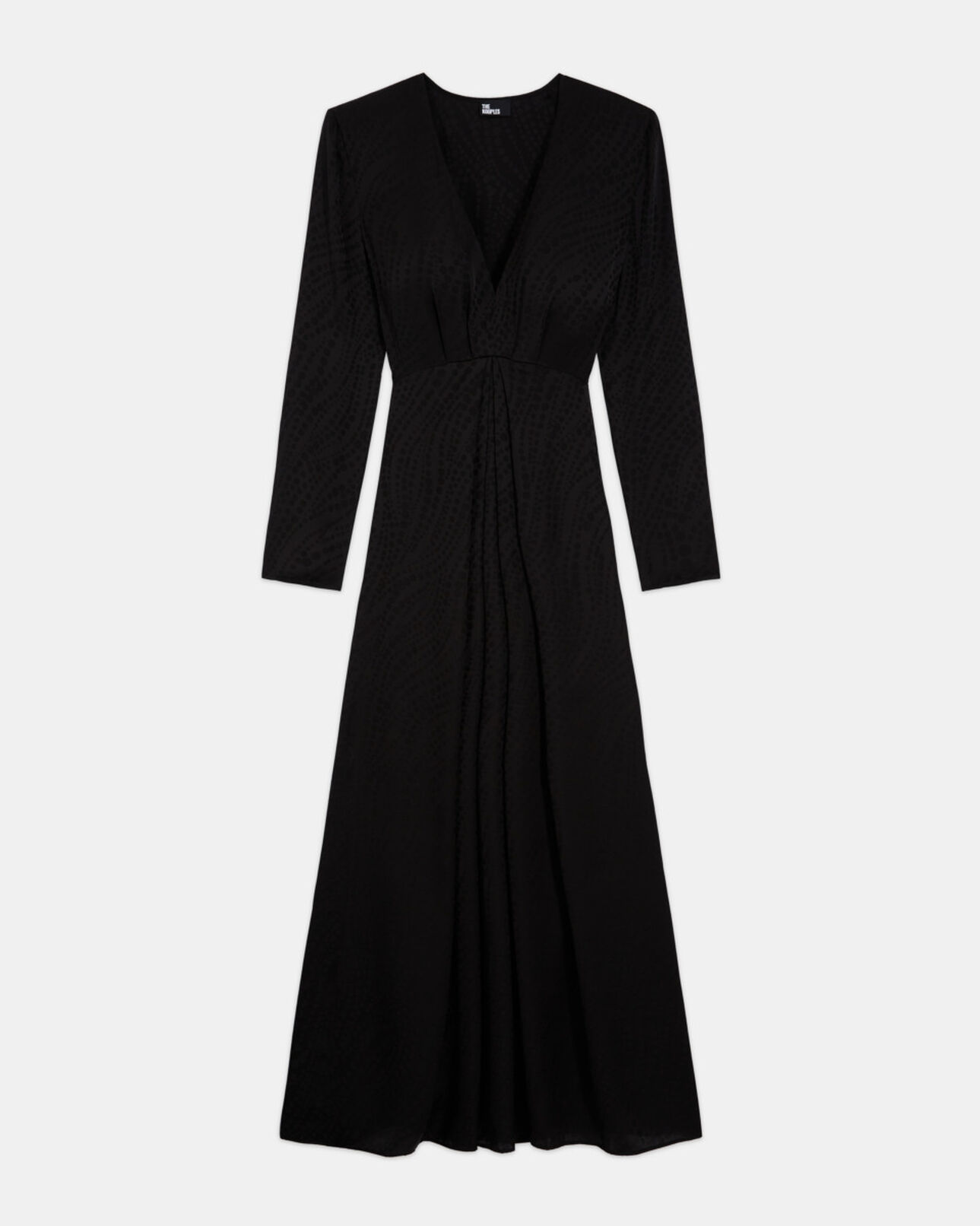 The Kooples FEMME BLACK robe longue imprimée
