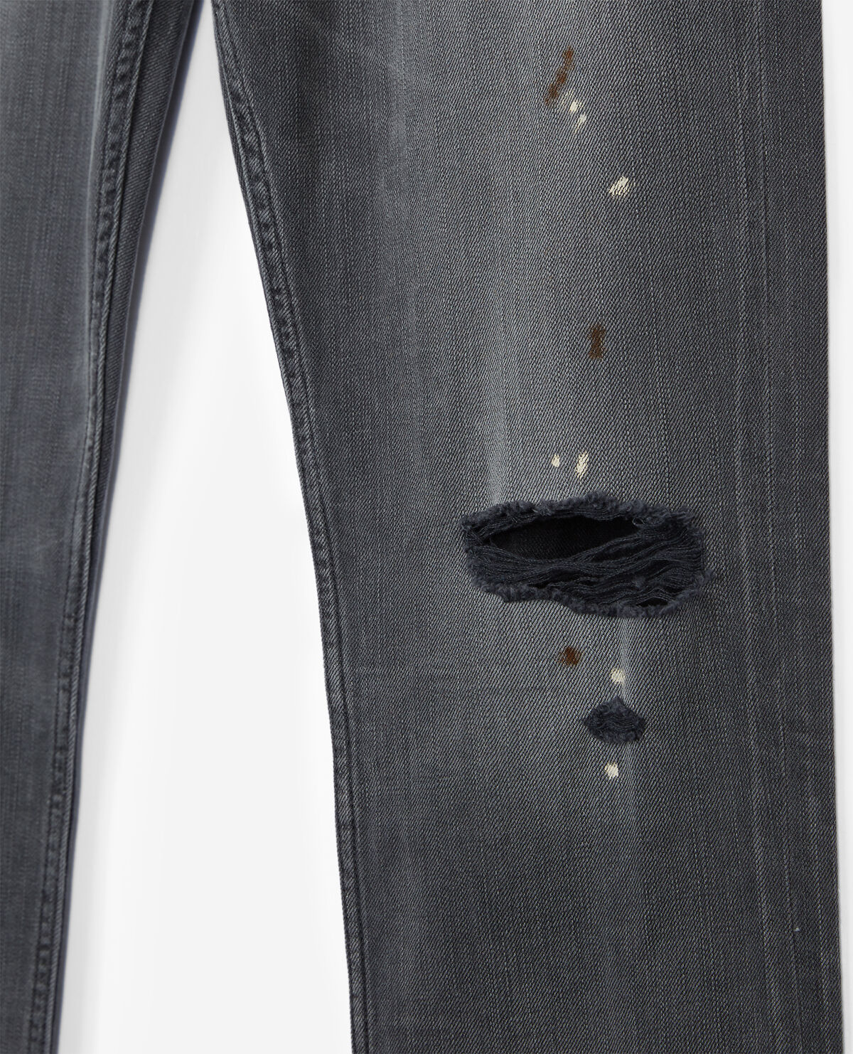 Jean store gris destroy