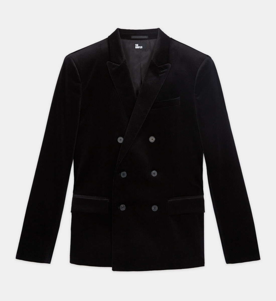 Veste de costume croisee noire