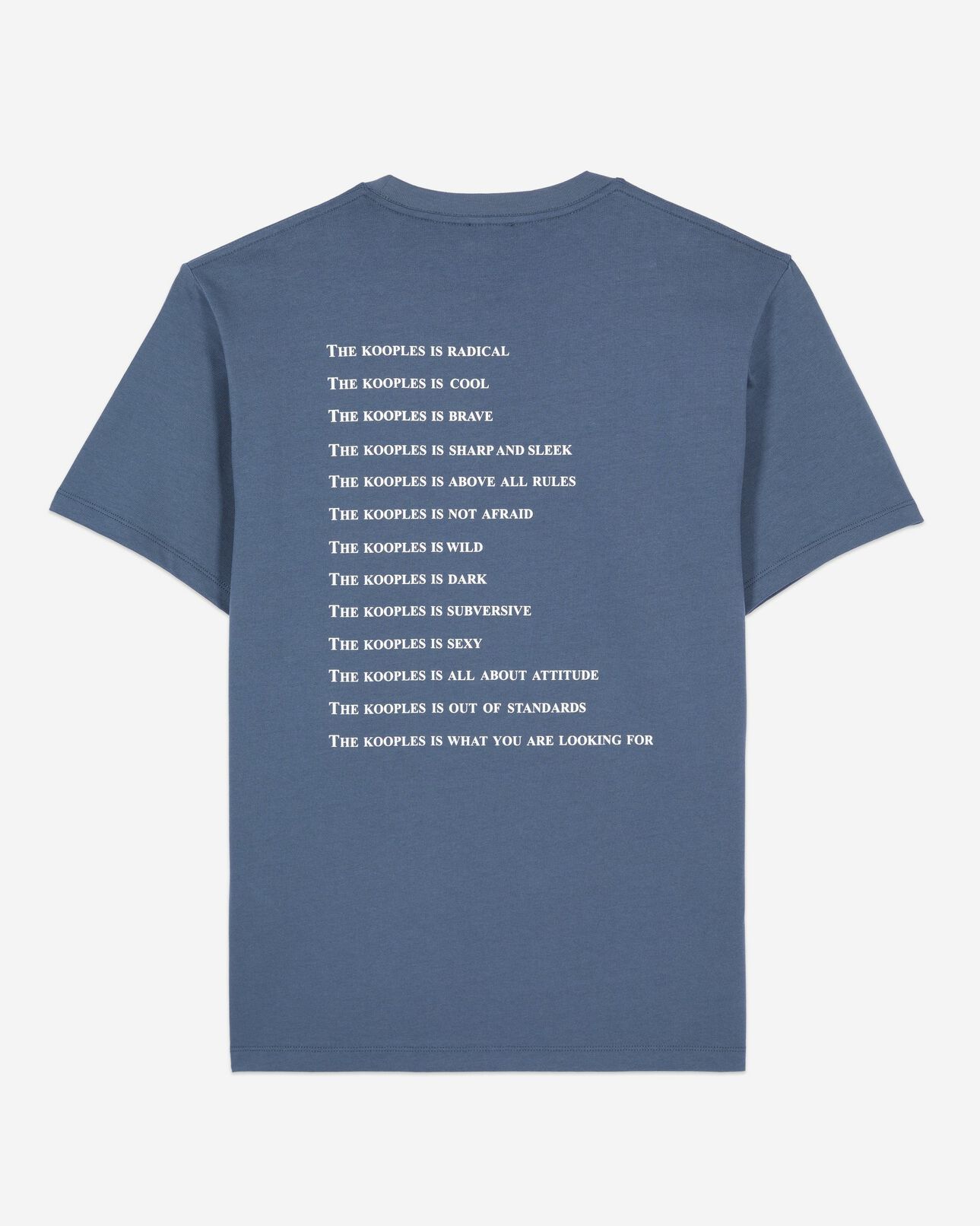 The Kooples HOMME DARK NAVY / DARK NAVY t-shirt what is bleu nuit