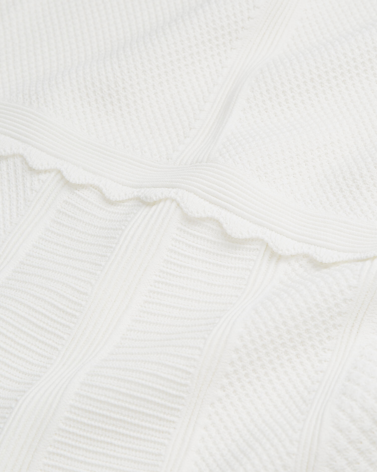 Robe courte blanche en maille, WHITE, hi-res image number null