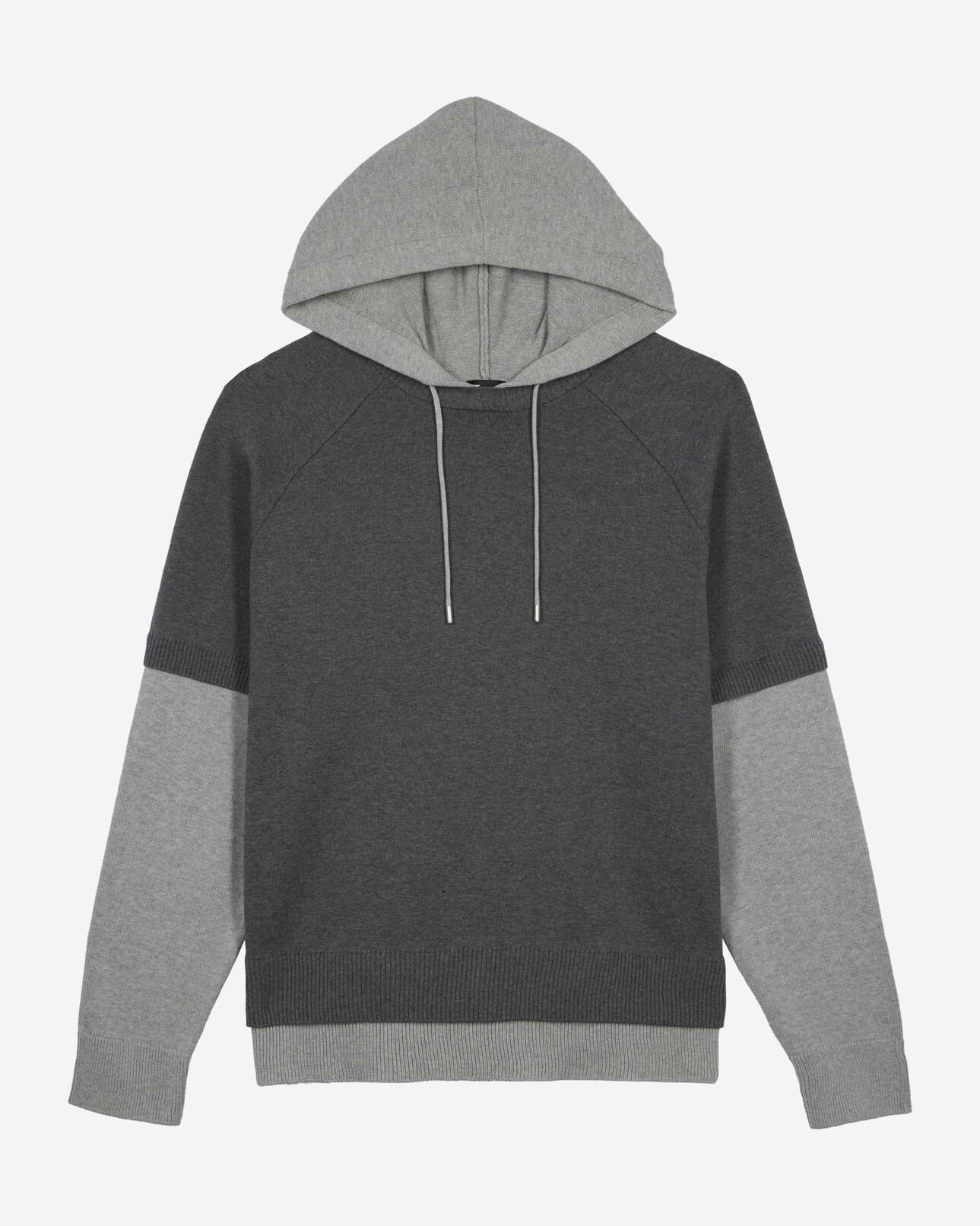 The Kooples HOMBRE MIDDLE GREY / ANTHRACITE jersey de algodón gris