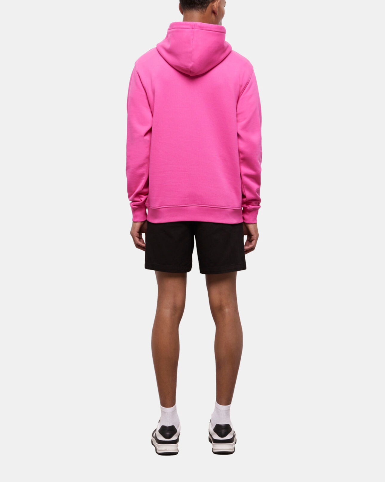 The Kooples HOMME PINK sweatshirt à capuche rose avec logo