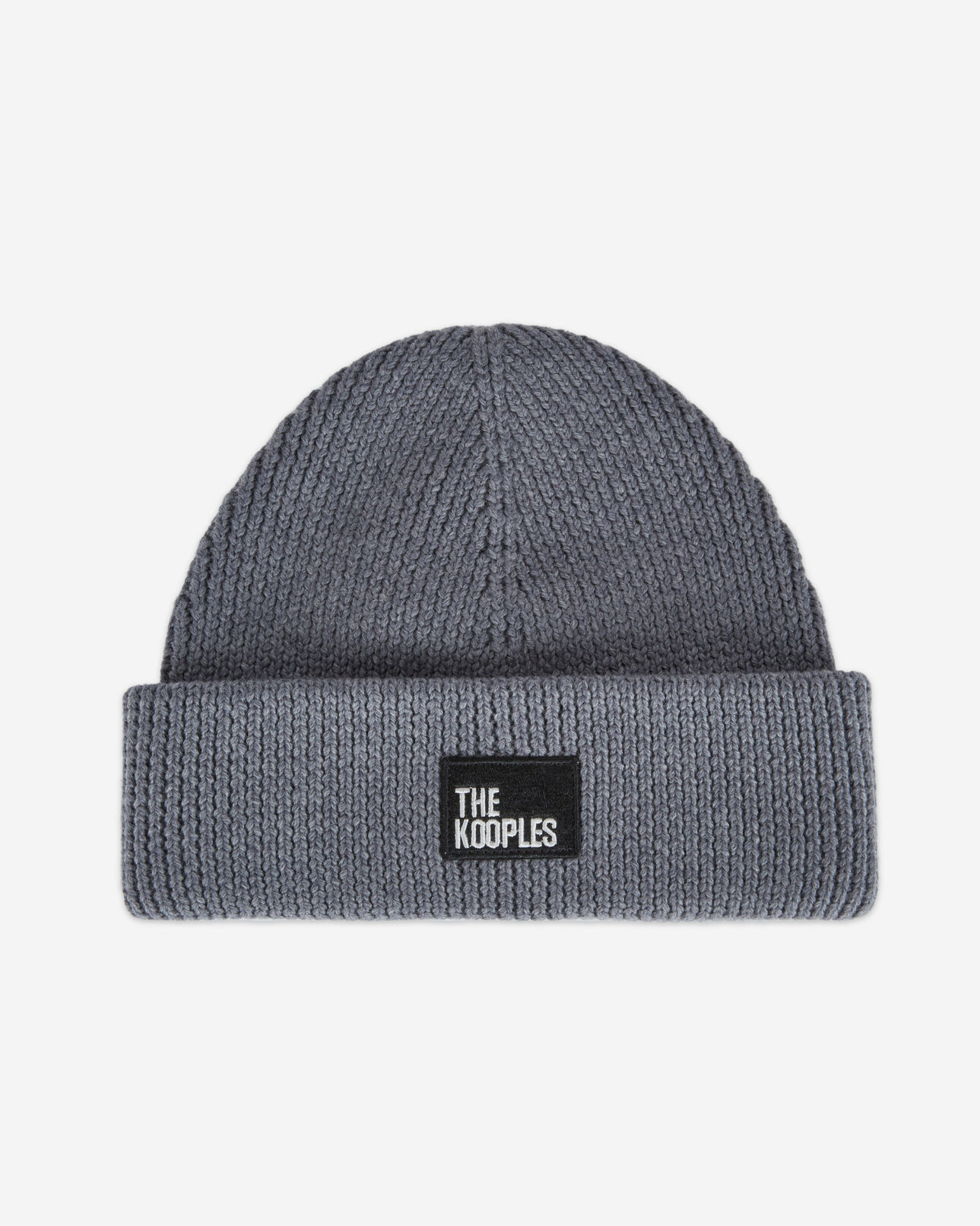 The Kooples MIXED GREY gray wool beanie