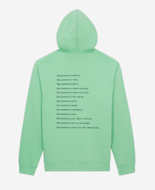 The Kooples H APPLE green what is hooded sweatshirt