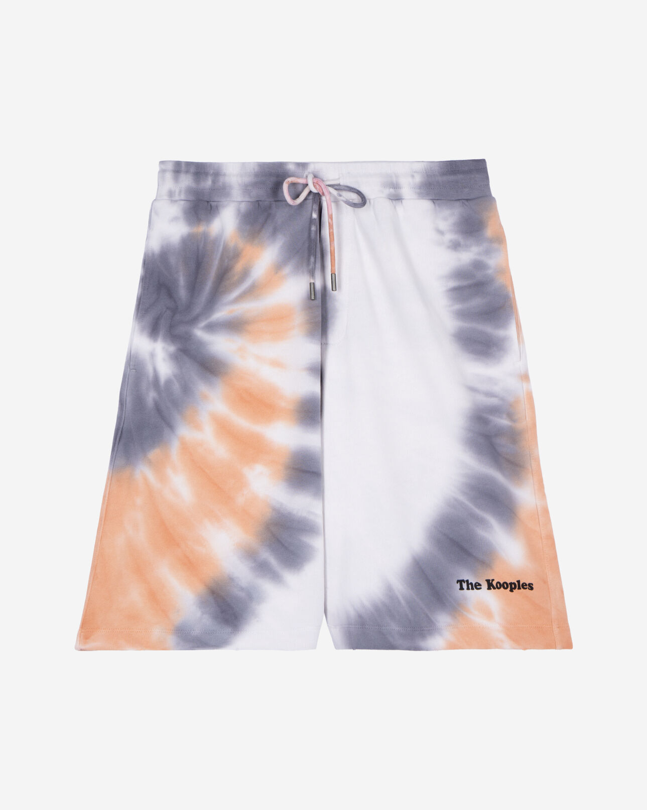 The Kooples HOMME NEW LIGHT BLUE short imprimé tie - dye bleu