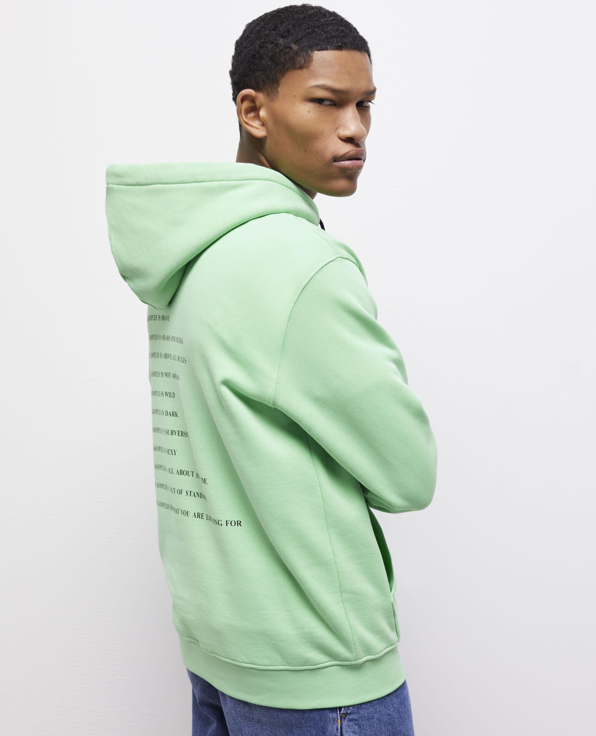 Green What is hooded sweatshirt, APPLE, hi-res image number null