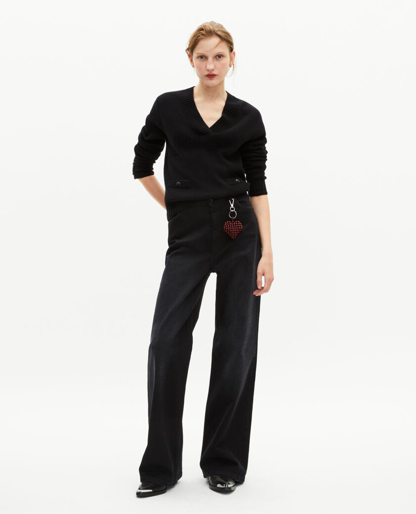 The Kooples FEMME BORDEAUX bijou de sac cœur bordeaux