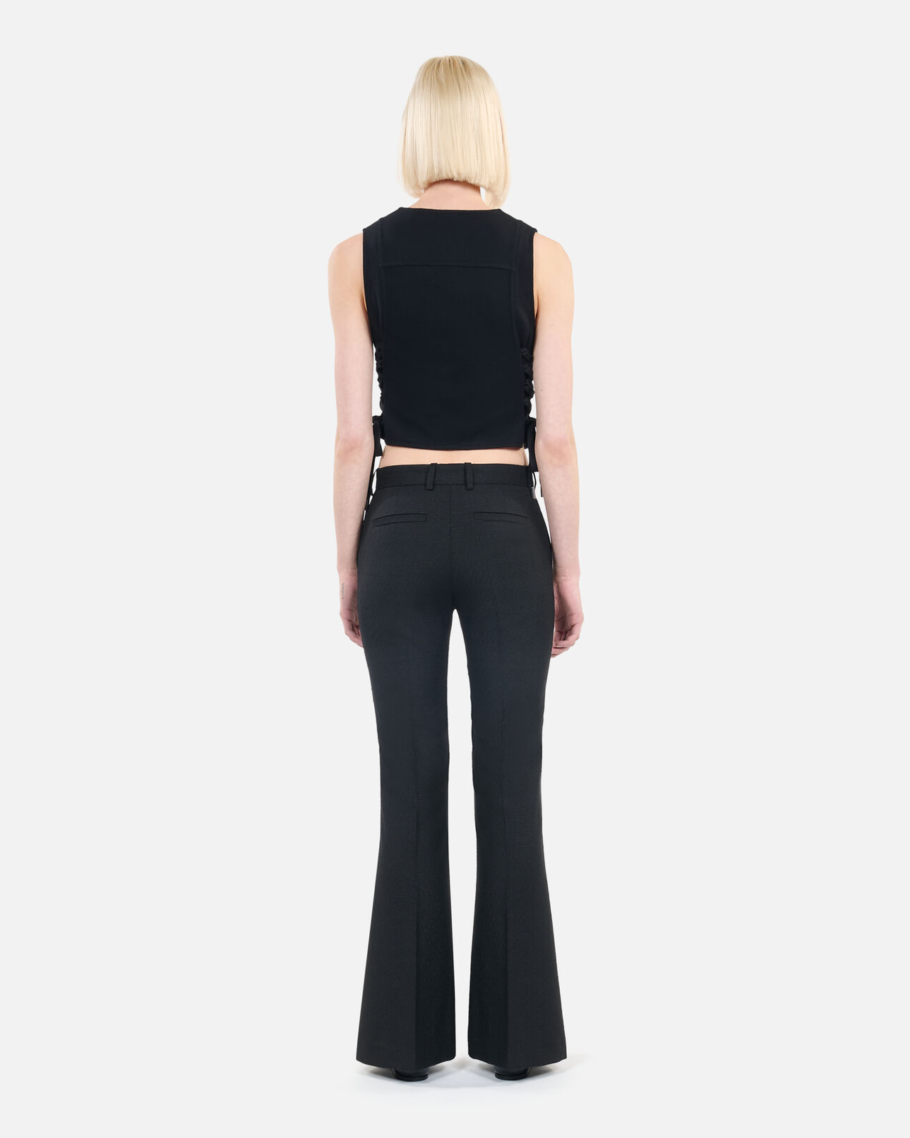 The Kooples F BLACK black waistcoat with lacing 