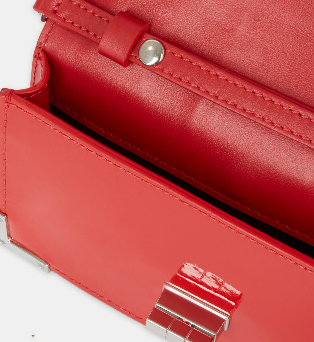Small red cheap clutch bag