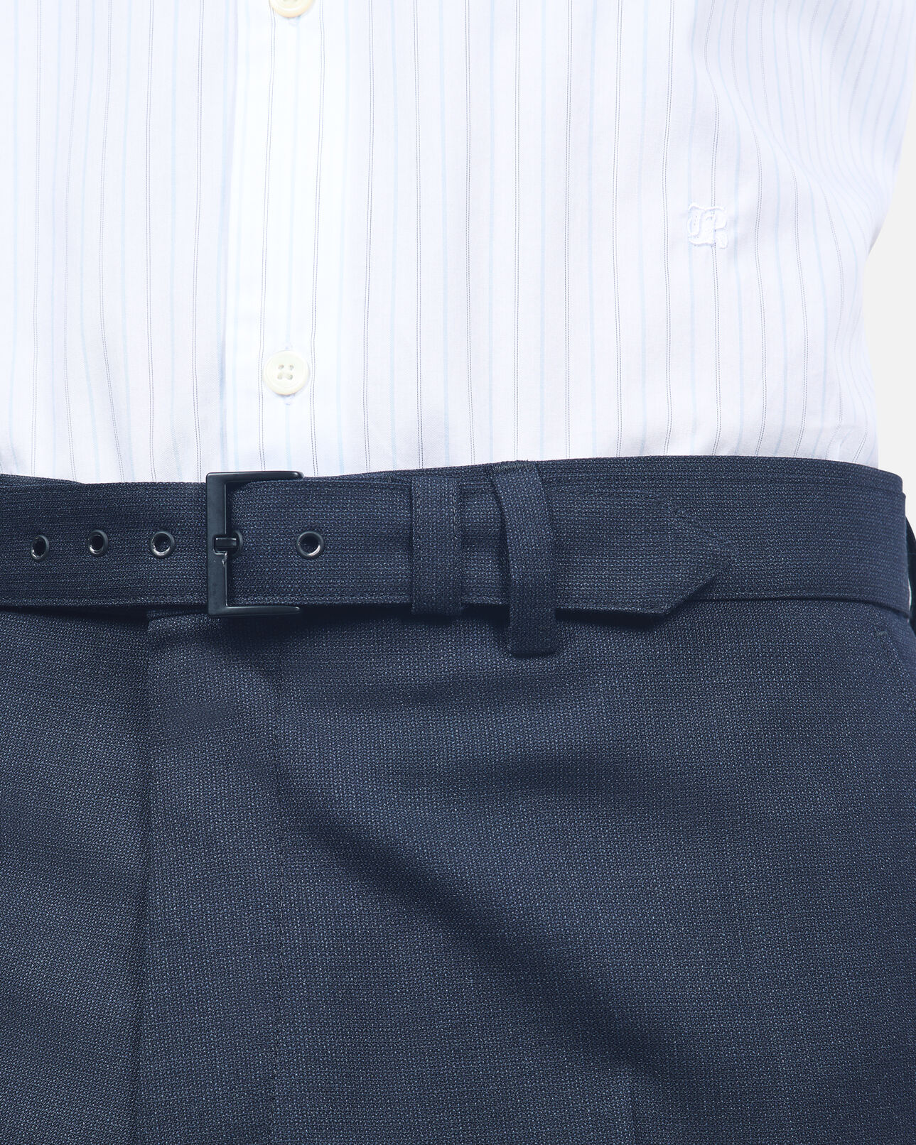The Kooples HOMME NAVY pantalon de costume en laine bleu marine