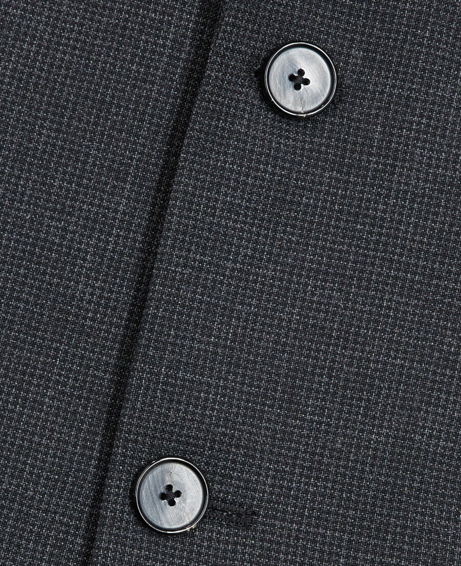 black wool suit jacket