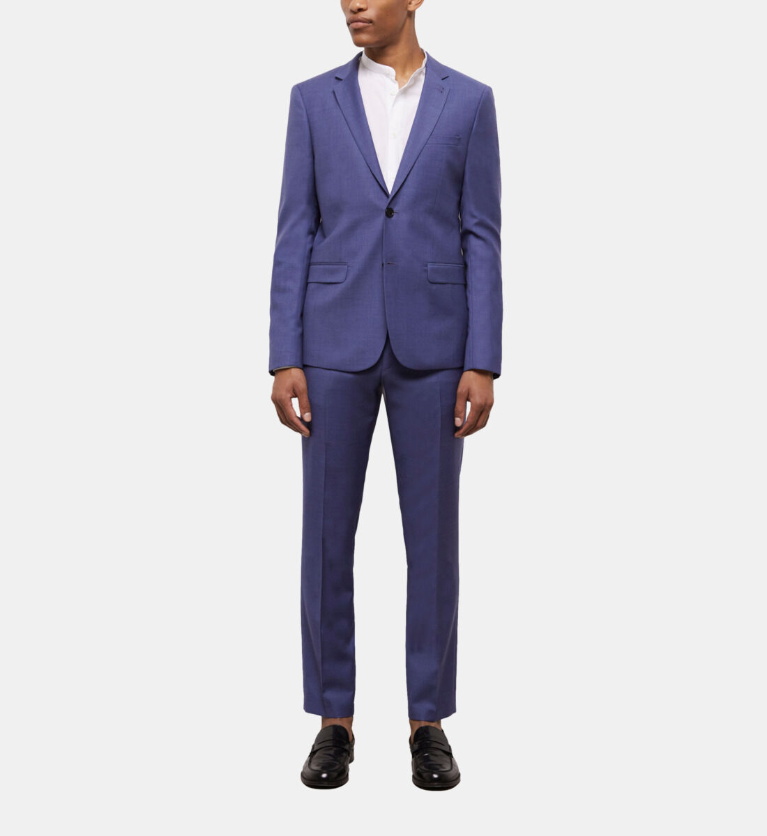 Blue suit jacket