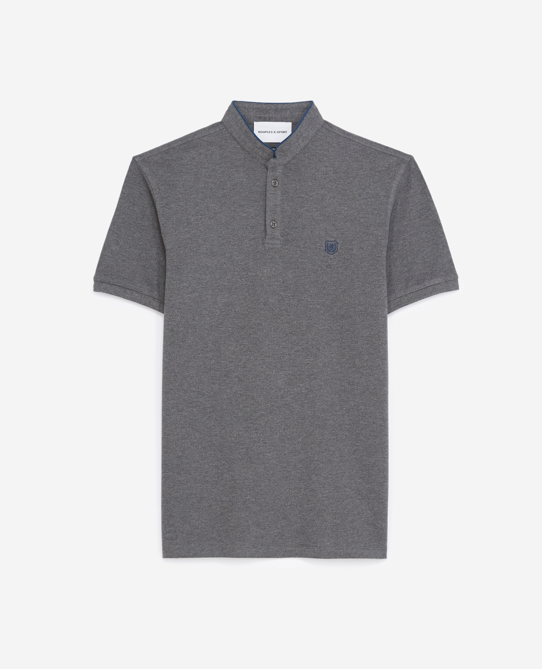 Gray polo shirt | The Kooples