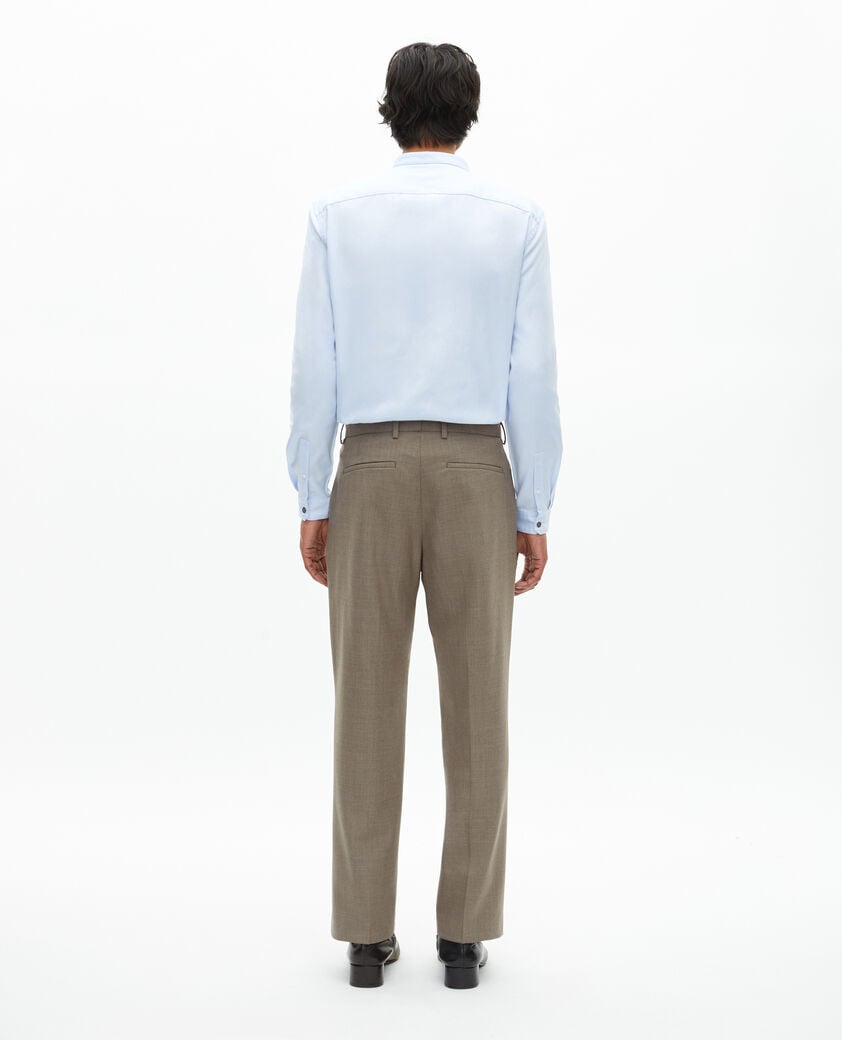 The Kooples HOMBRE BEIGE MELANGE pantalón de lana beige