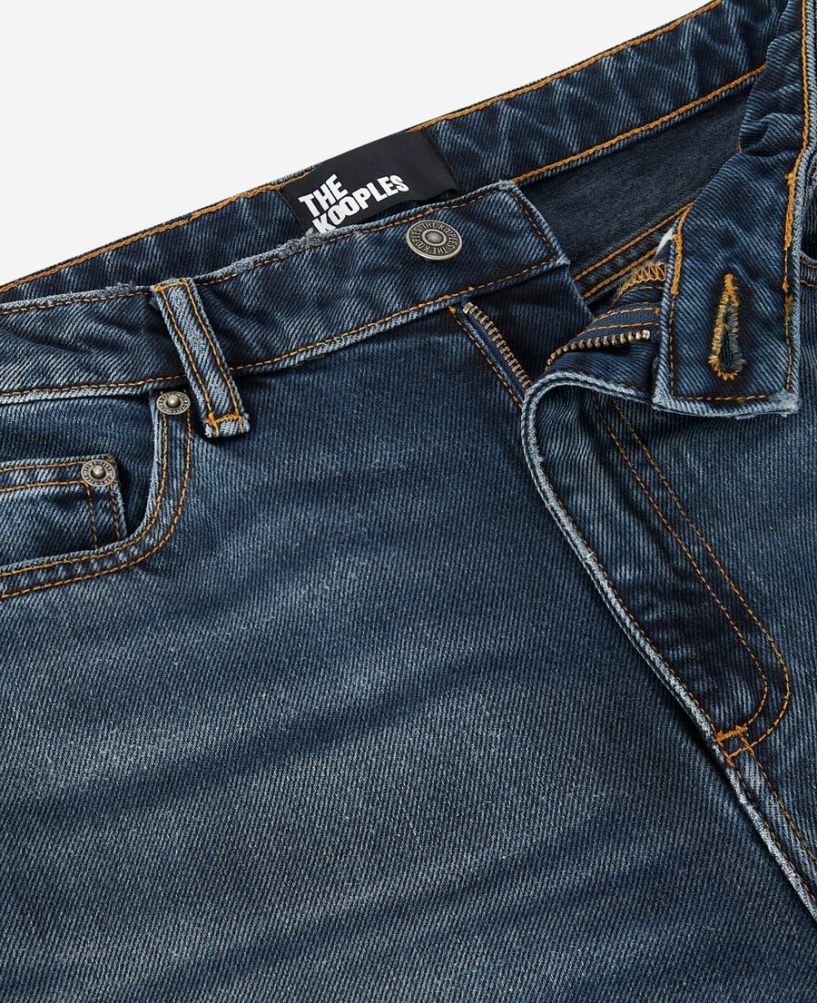 The Kooples WOMEN BLUE ELECTRIC blue wide-leg jeans