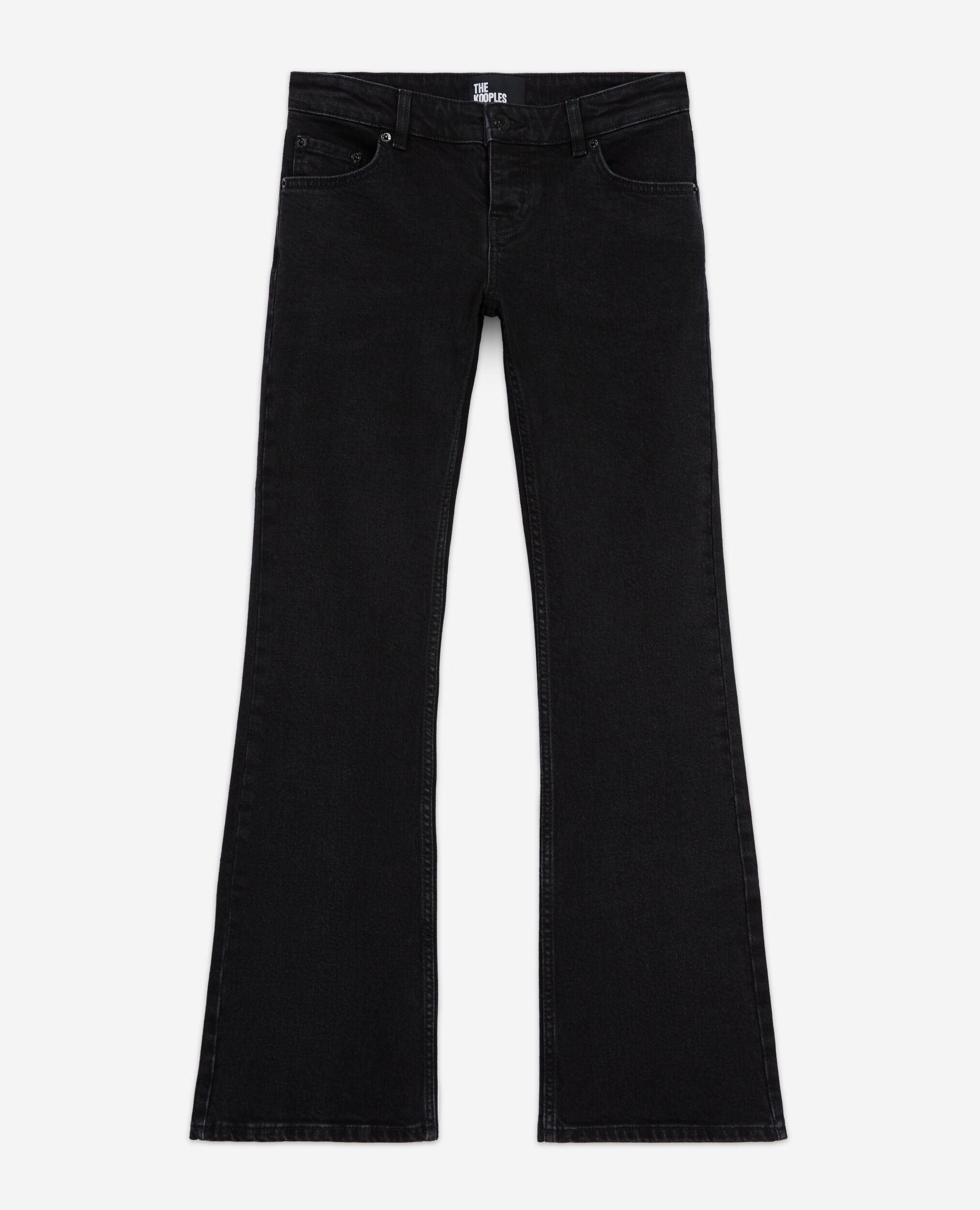 Jean bootcut noir homme top