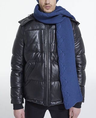 The Kooples MIXED BLUE blue wool scarf