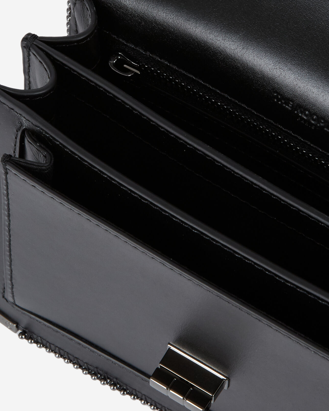 The Kooples FEMME BLACK sac emily small en cuir noir