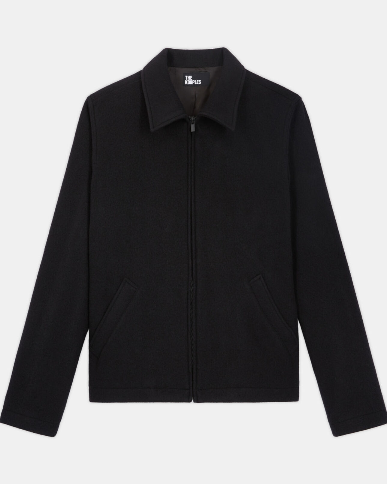 The Kooples MEN BLACK black wool jacket