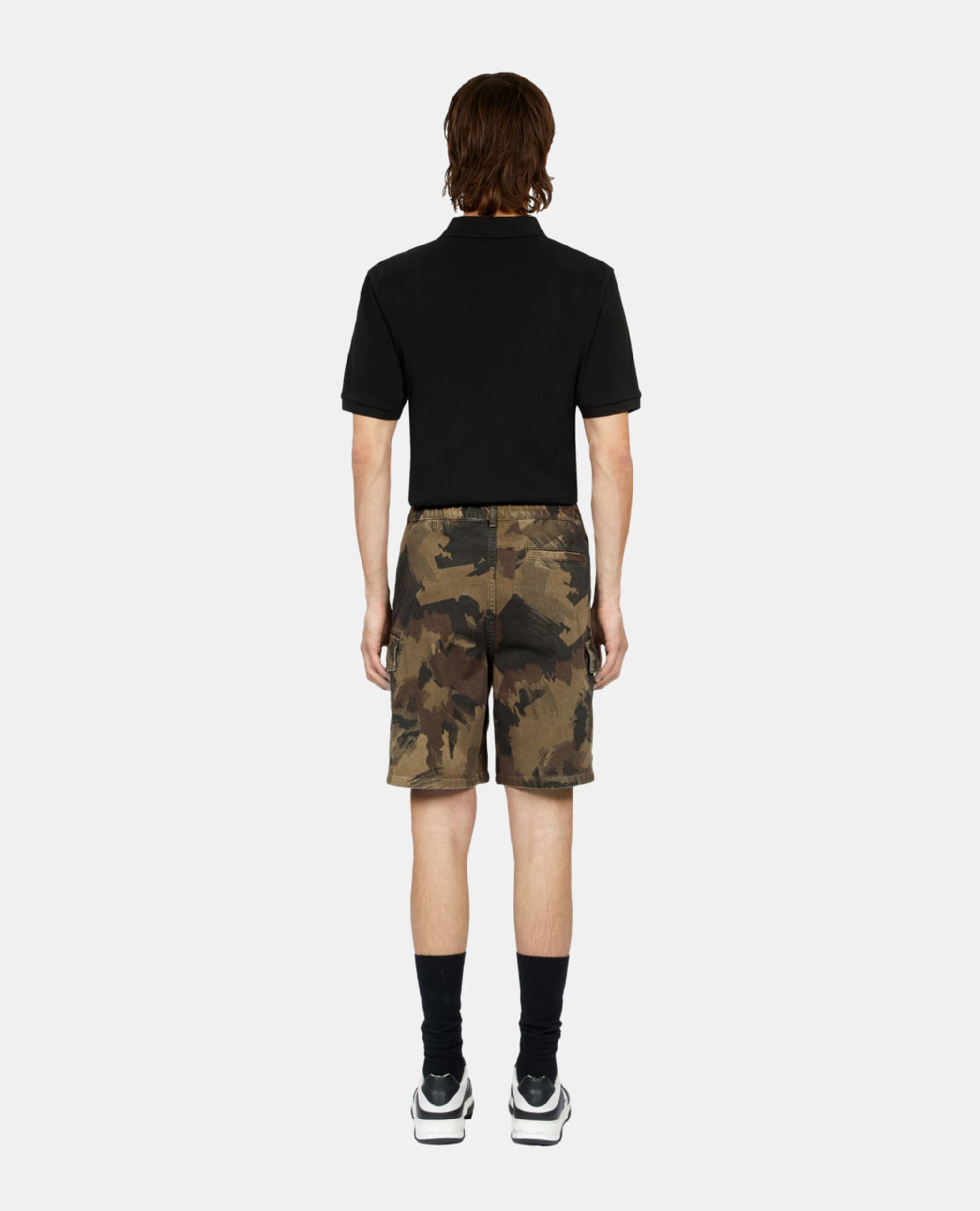 Camouflage cargo shorts, CAMOUFLAGE, hi-res image number null