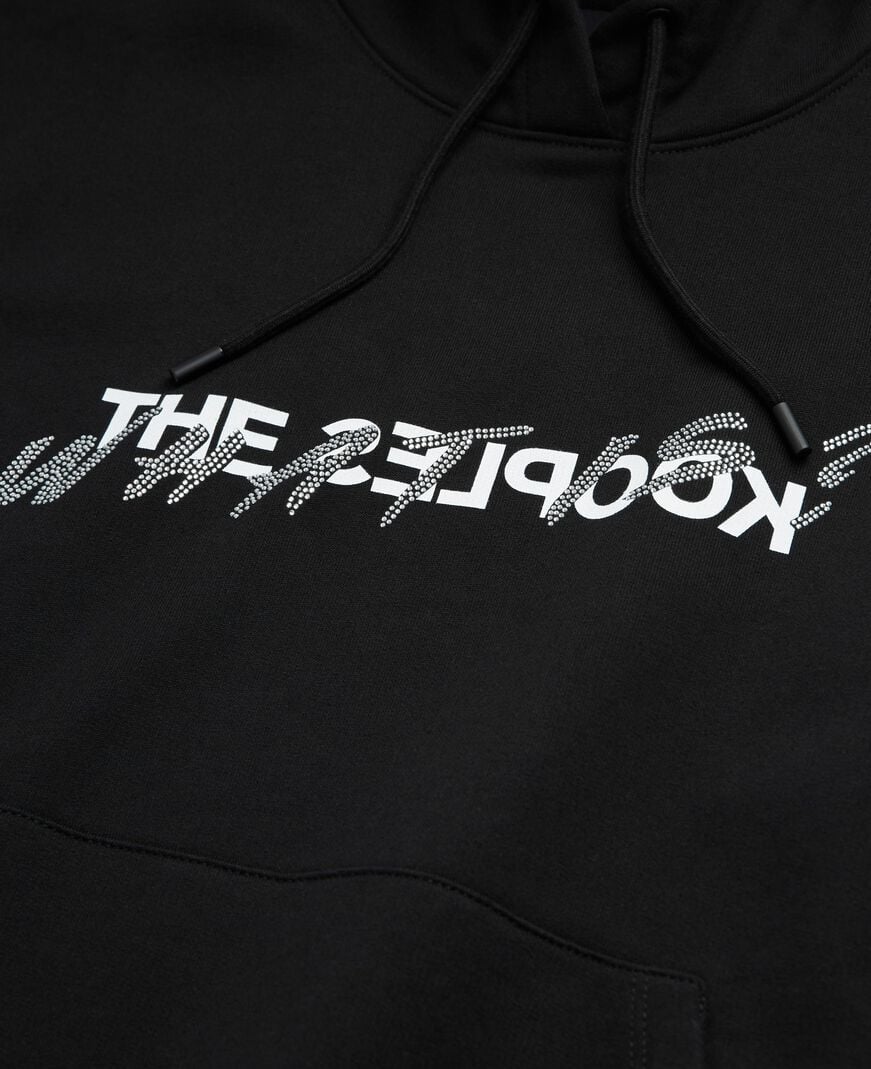 The Kooples MUJER BLACK what is sudadera con capucha y strass negro