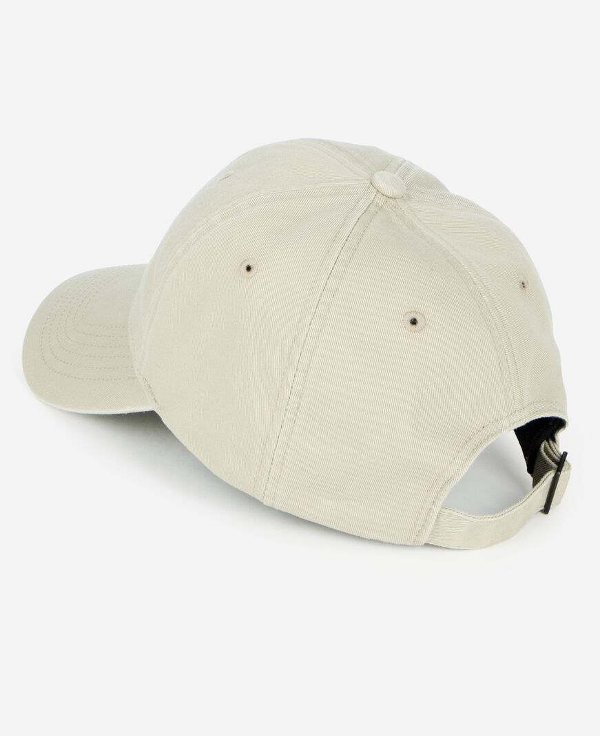 The Kooples MIXED BEIGE TAUPE beige embroidered logo cap